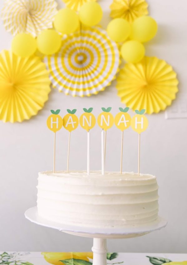A Lemon Themed Second Birthday Party