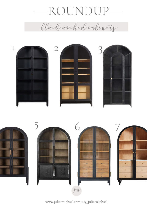 Black Arched Display Cabinet Roundup
